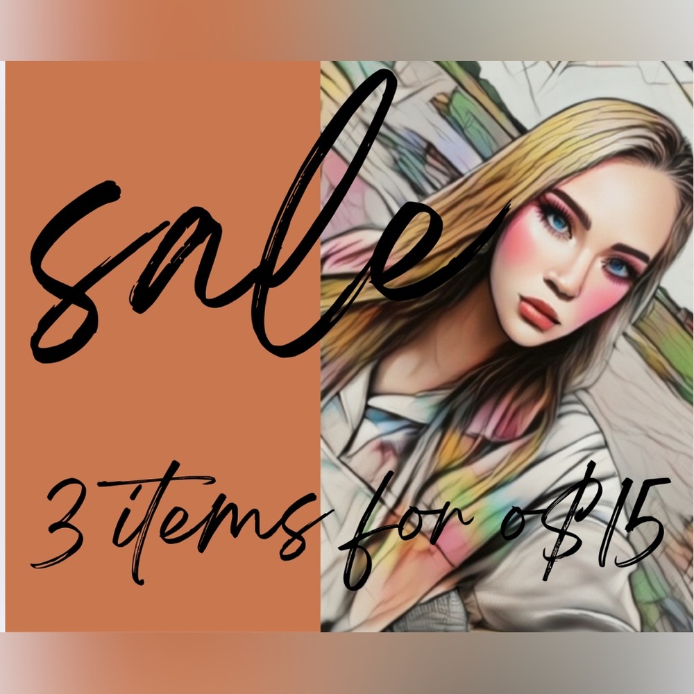 3x$15!!! SALE!!SALE!!